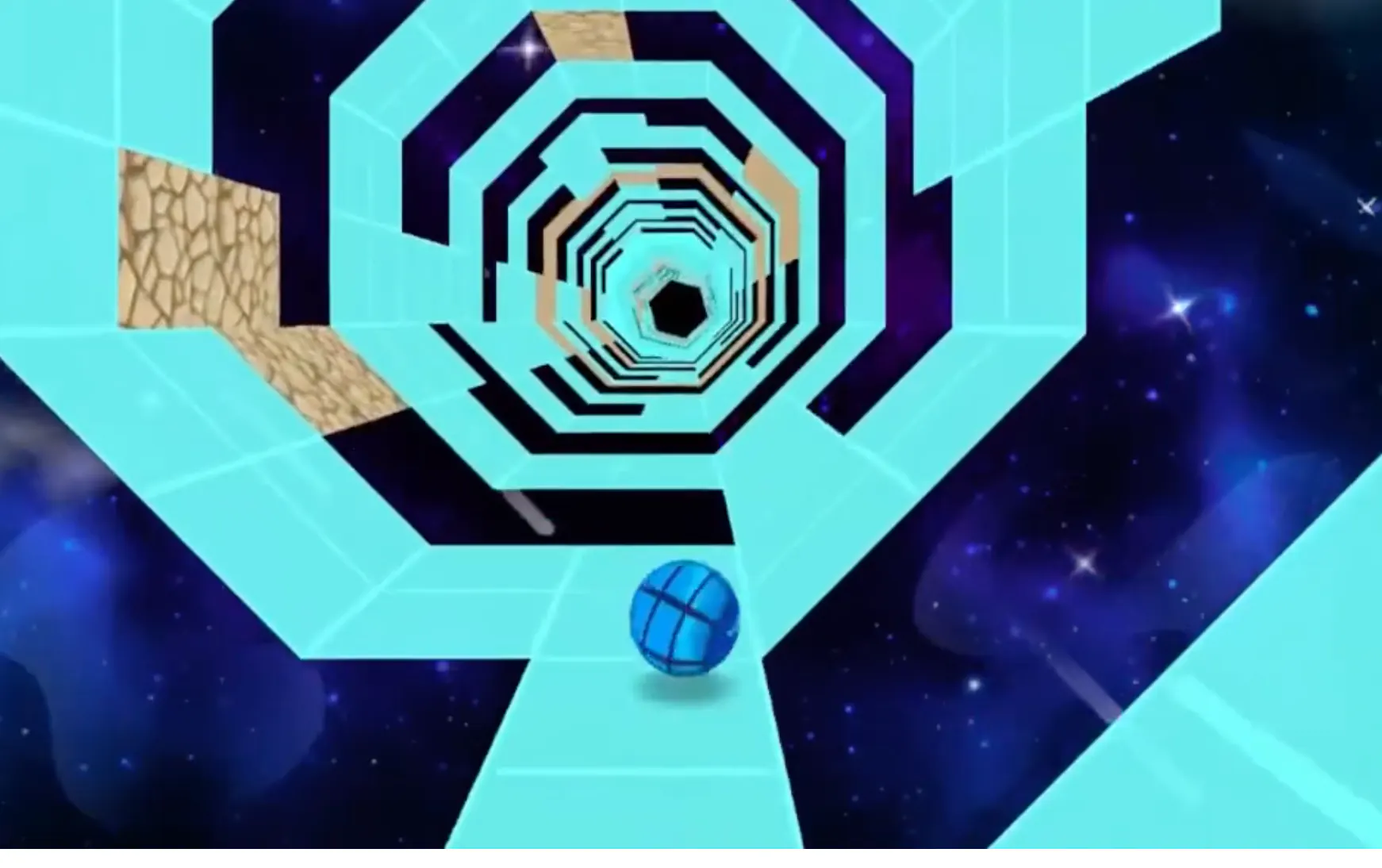 Slope Run Unblocked speed and obstacle screenshot